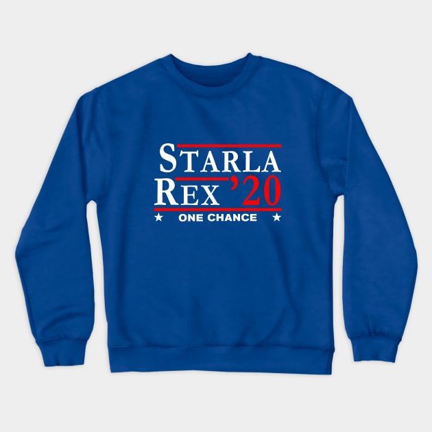 Starla and Rex Dynamite Couple 2020 Campaign Slogan Crewneck Sweatshirt by Electrovista